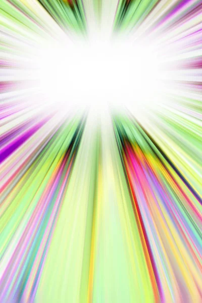 Kleurrijke starburst grens — Stockfoto