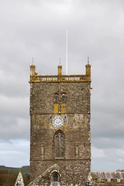 Wieża katedry St David's — Zdjęcie stockowe