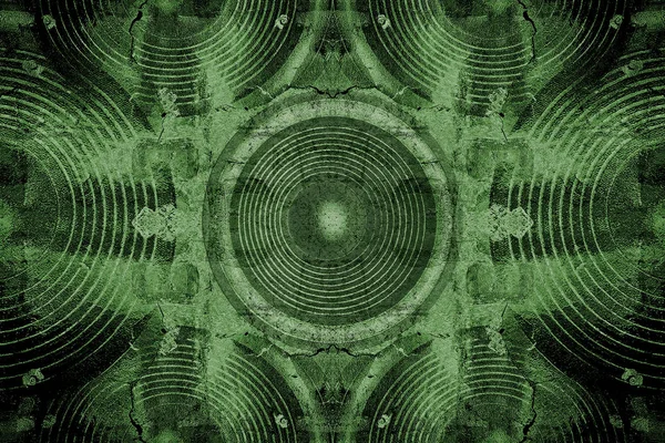 Green Grunge Lautsprecher — Stockfoto