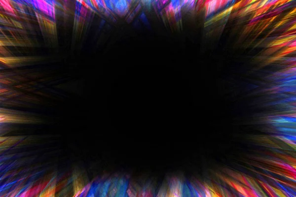 Fronte esplosione starburst scuro — Foto Stock
