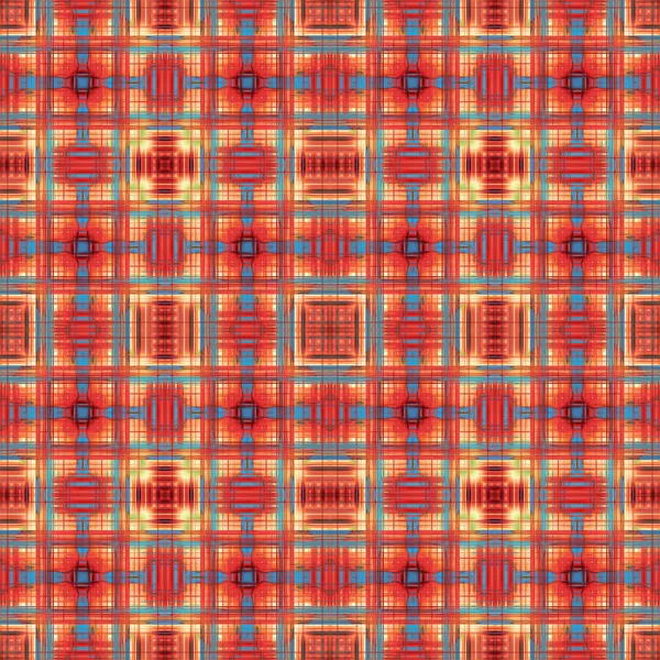 Red and blue grid pattern — Stock Photo, Image
