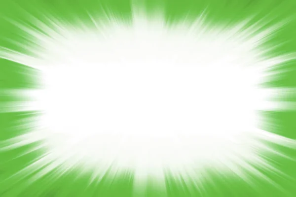 Gröna starburst explosion gränsen — Stockfoto
