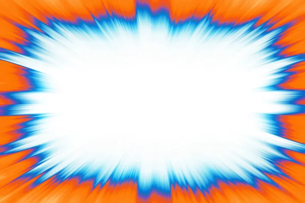 Färgglada starburst explosion gränsen — Stockfoto