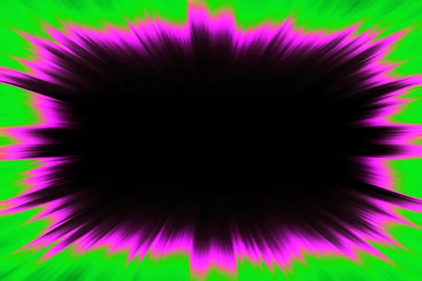 Fronte esplosione starburst nero — Foto Stock