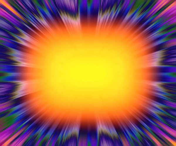 Farbenfrohe Starburst Explosion Hintergrund — Stockfoto