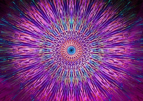 Purple Kaleidoscope Pattern — Stock Photo, Image