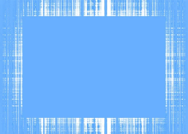 Blauwe ruwe lijnen frame — Stockfoto