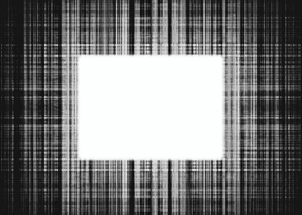 Black and white rough lines frame — 스톡 사진