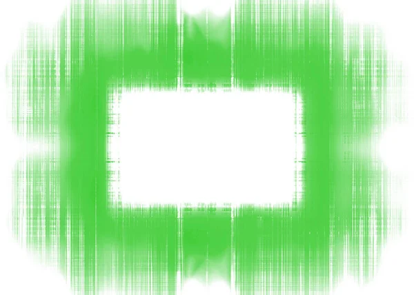 Zielono-białe smugi ramki — Zdjęcie stockowe