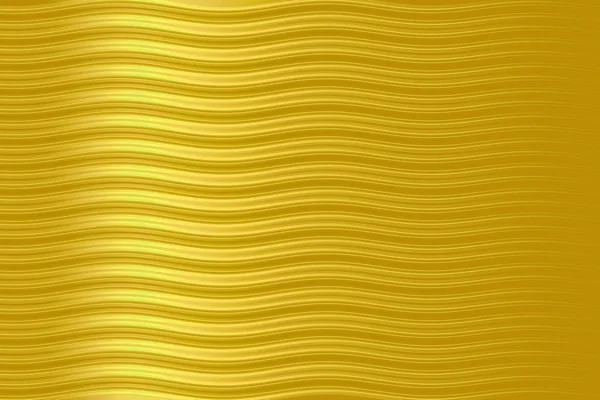 Guld randiga vågor bakgrund — Stockfoto