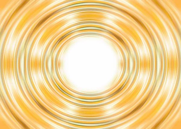 Yellow Spinning Circles Background White Copy Space — Stock Photo, Image