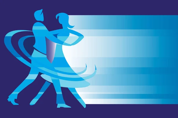 Ballroom dancing background. — Stock Vector