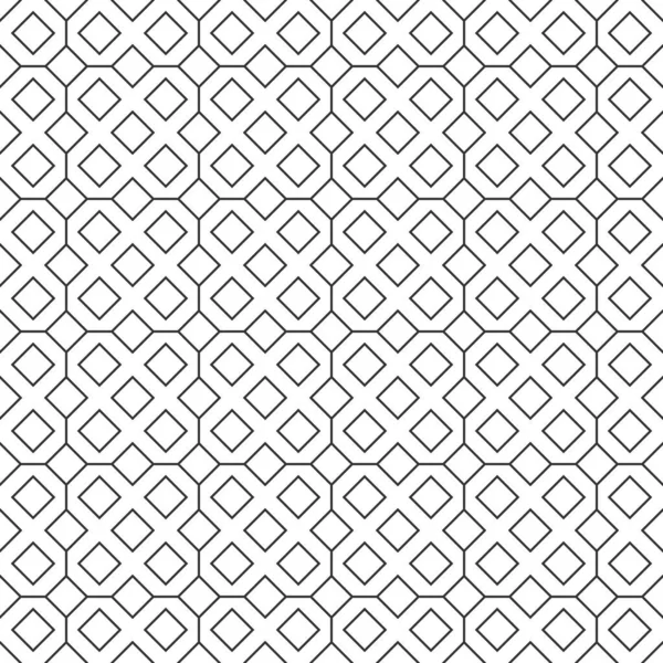 Soyut, pürüzsüz elmas desenli, karenin siyah beyaz çizgisi. Baskı için geometrik doku tasarla. Doğrusal biçim, vektör illüstrasyonu