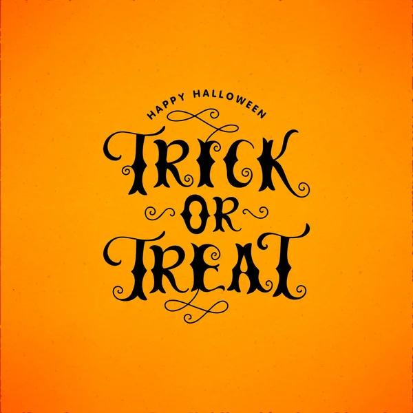 Trick or treat bokstäver — Stock vektor