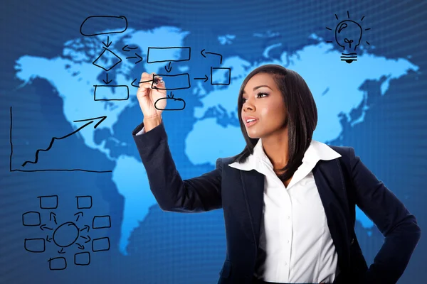 Global business consultant solution — Stock Photo, Image