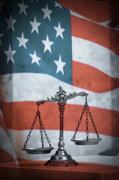美国法律与正义 — 图库照片