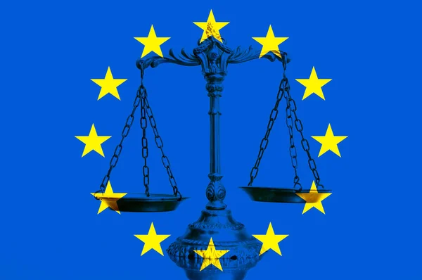 Derecho y justicia de la Unión Europea —  Fotos de Stock