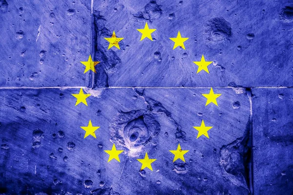 Drapeau de l'Union européenne — Photo