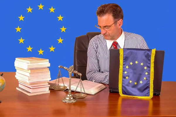 Európai Unió ügyvéd — Stock Fotó