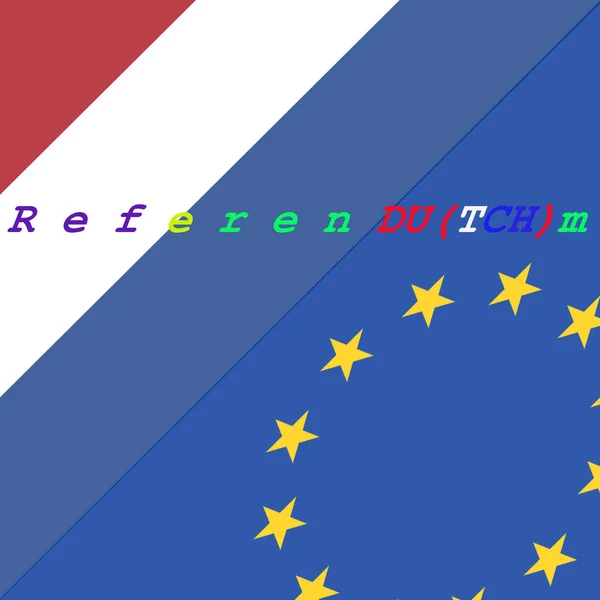Нидерланды выходят из ЕС — стоковое фото