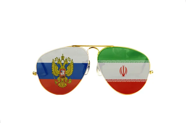 Rusland en iran — Stockfoto