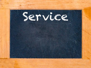 Hizmet tebeşir tahtası
