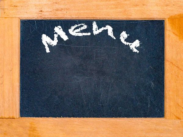 Menü zaman tebeşir tahtası