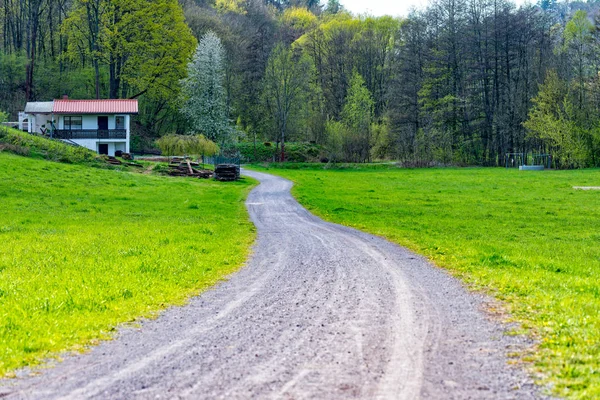 Way through the landscape — Stock Photo, Image