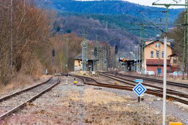Rudolstadt tren istasyonunda