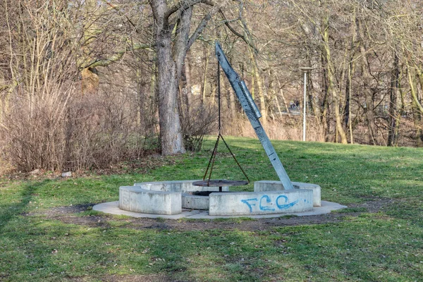 Grilování v parku, který všichni v Jeně lze použít — Stock fotografie