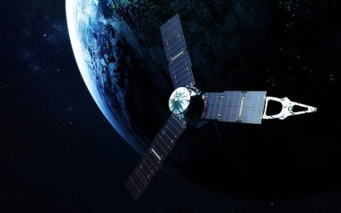 Derin uzay sanat. Nebulanın, gezegenler gökadaları ve yıldız güzel kompozisyon. Duvar kağıdı için harika ve yazdırma. Nasa tarafından döşenmiş bu görüntü unsurları