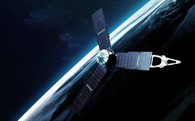 Derin uzay sanat. Nebulanın, gezegenler gökadaları ve yıldız güzel kompozisyon. Duvar kağıdı için harika ve yazdırma. Nasa tarafından döşenmiş bu görüntü unsurları