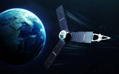 Derin uzay sanat. Nebulanın, gezegenler gökadaları ve yıldız güzel kompozisyon. Duvar kağıdı için harika ve yazdırma. Nasa tarafından döşenmiş bu görüntü unsurları