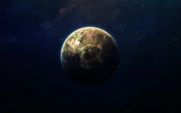 金星-高解像度の美しい芸術は、太陽系の惑星を提示します。NASAが装備したこの画像要素 — ストック写真