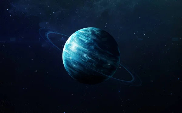 Uranus - Hochauflösende Kunst präsentiert Planeten des Sonnensystems. Dieses Bild stammt von der NASA — Stockfoto