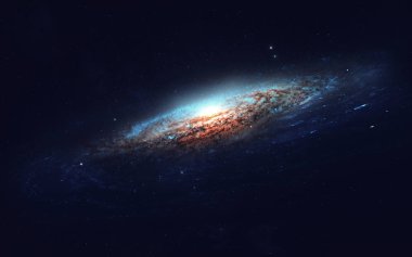 Derin uzay sanat. Nebulanın, gezegenler, galaksiler ve yıldızlar güzel kompozisyon. Duvar kağıdı için harika ve yazdırma. Nasa tarafından döşenmiş bu görüntü unsurları