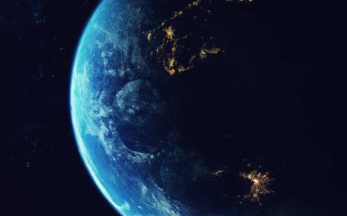 Derin uzay sanat. Nebulanın, gezegenler, galaksiler ve yıldızlar güzel kompozisyon. Duvar kağıdı için harika ve yazdırma. Nasa tarafından döşenmiş bu görüntü unsurları