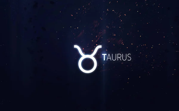 Horoszkóp - Taurus. Ez a kép a Nasa berendezett elemei — Stock Fotó