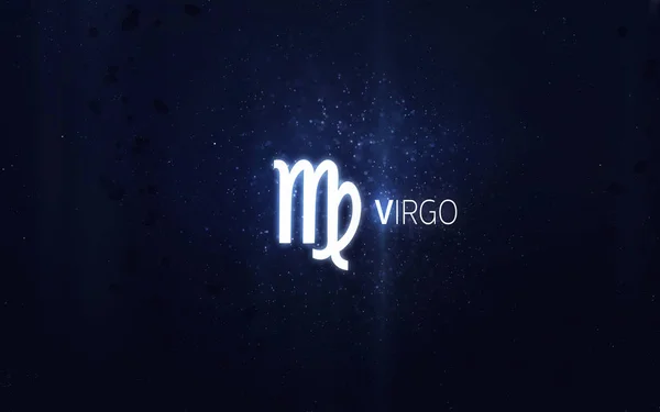 Signo del zodíaco - Virgo. Elementos de esta imagen proporcionados por la NASA — Foto de Stock