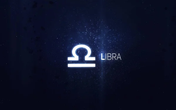 Signo do zodíaco - Libra. Elementos desta imagem fornecidos pela NASA — Fotografia de Stock