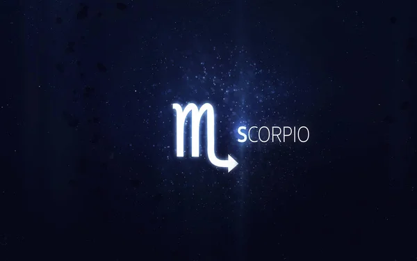 Segno zodiacale - Scorpione. Elementi di questa immagine forniti dalla NASA — Foto Stock