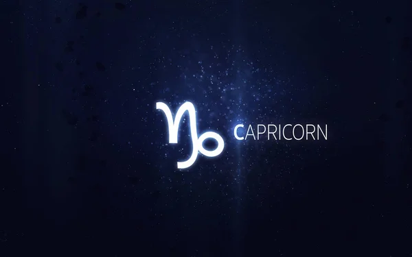 Signo do zodíaco - Capricórnio. Elementos desta imagem fornecidos pela NASA — Fotografia de Stock