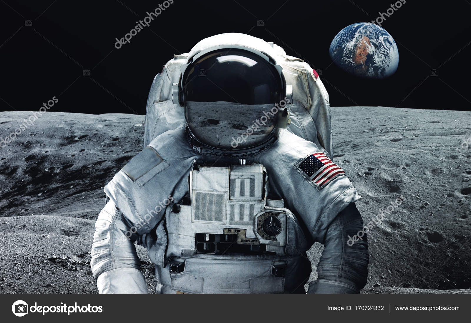 Astronaut At The Moon Abstract Space Wallpaper Universe Filled With Stars Nebulas Galaxies And Planets Elements Of This Image Furnished By Nasa Stock Editorial Photo C Shad Off