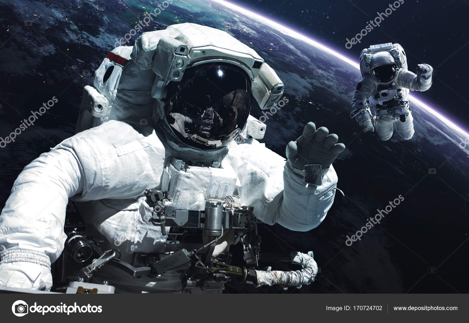 Astronauta Papel De Parede Do Espaço Abstrato Universo Cheio De