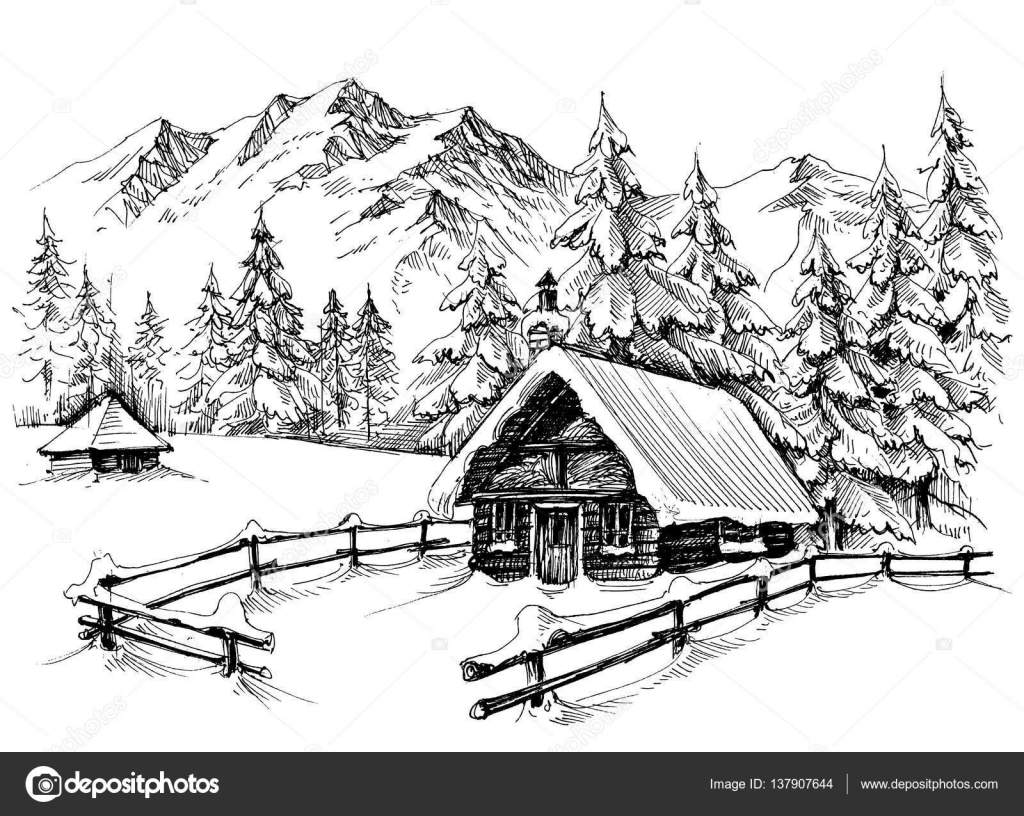 Free Free 75 Mountain Cabin Svg SVG PNG EPS DXF File