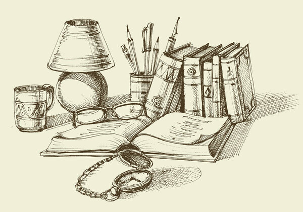 Винтажный дизайн образования
