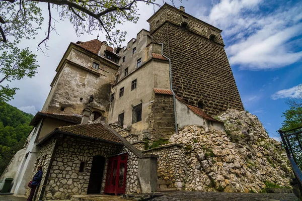 Bran Romania Травня 2019 Середньовічний Замок Графа Влада Дракули Брані — стокове фото