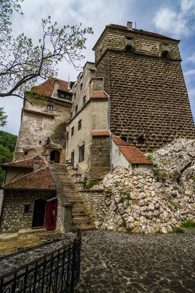 Bran Romania Травня 2019 Середньовічний Замок Графа Влада Дракули Брані — стокове фото