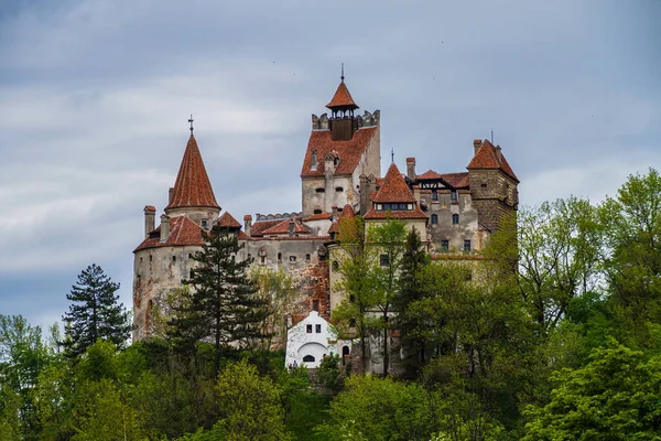 Bran Rumänien Maj 2019 Earls Medeltida Slott Vlad Dracula Bran — Stockfoto