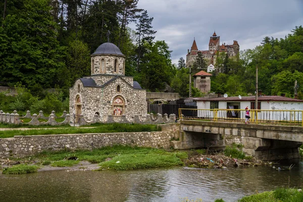 Bran Rumänien Maj 2019 Earls Medeltida Slott Vlad Dracula Bran — Stockfoto